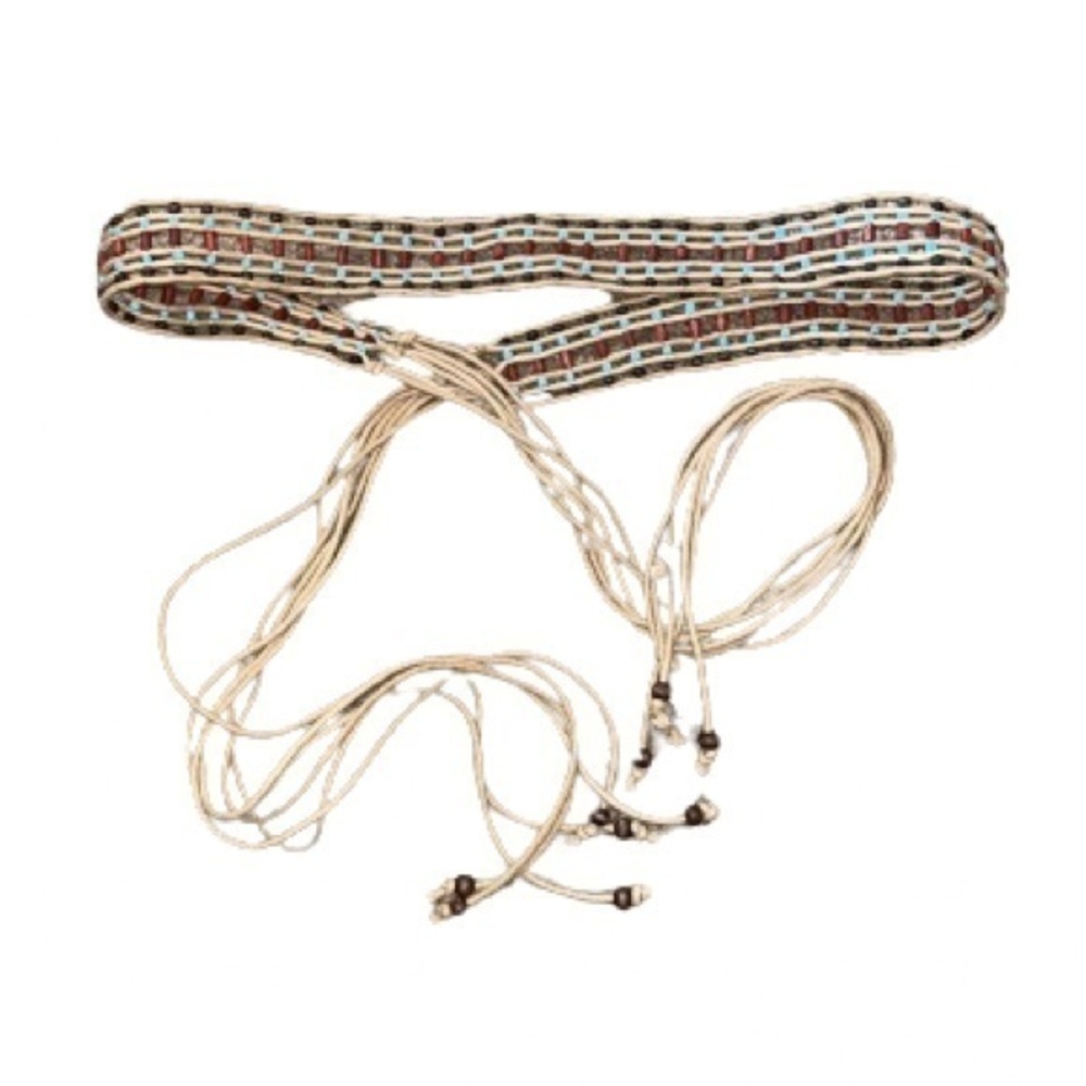 Bohemian beaded belt